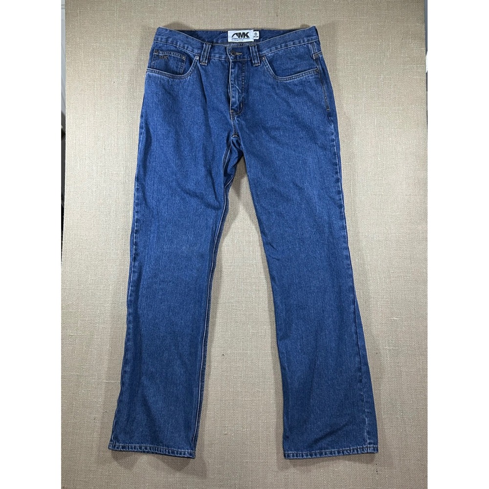 Mountain Khakis Jackson Hole Wyoming Mens Blue Denim Jeans 36x34 INDO 085